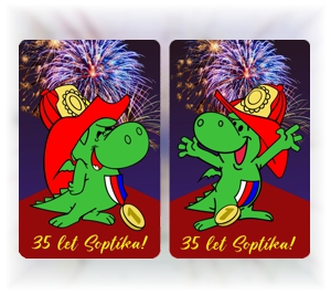 kalendářík Soptík 2026 (2 kusy)